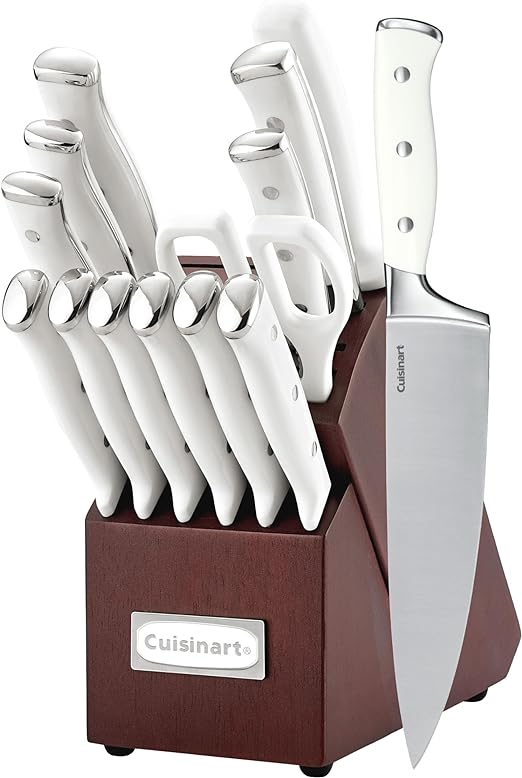 Cuisinart Classic Forged Triple Rivet Knife Set!