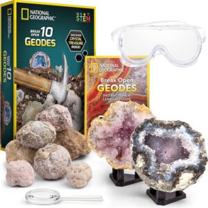 NATIONAL GEOGRAPHIC Break Open 10 Premium Geodes!