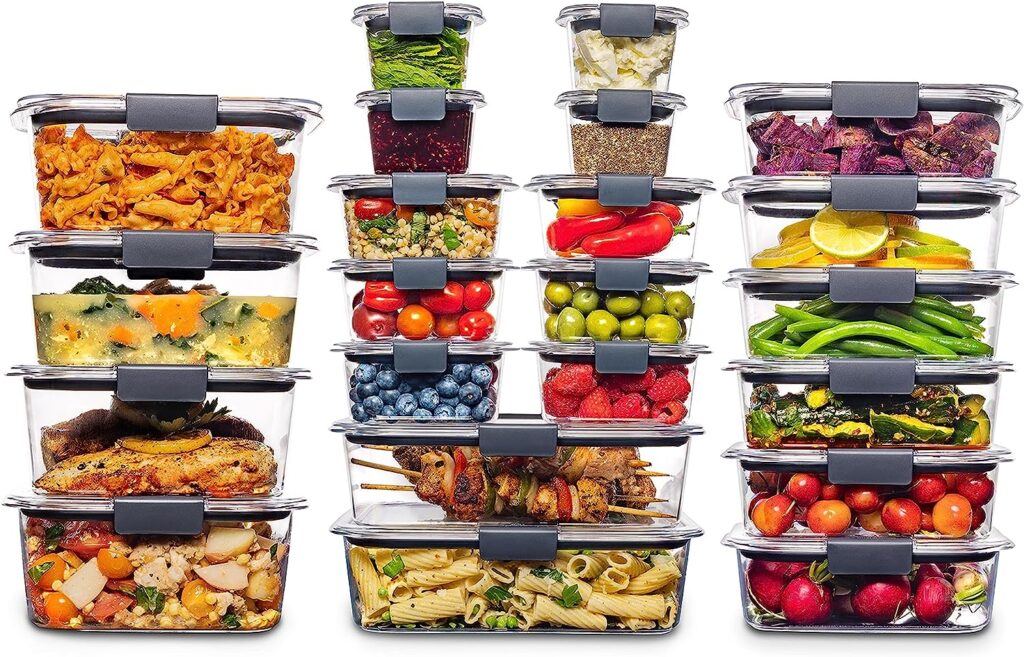 Storage Bliss: Rubbermaid Brilliance Containers Transform Meal Prep!