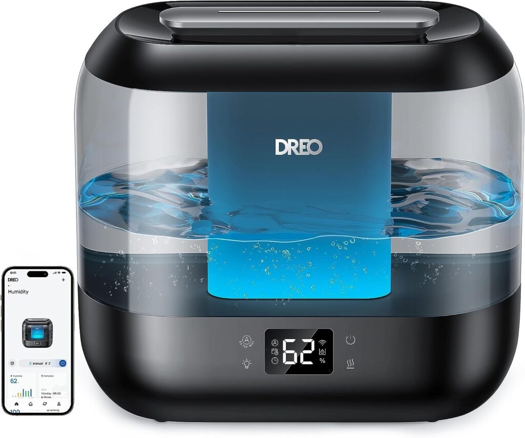 Dreo 4L Smart Humidifier: Quiet Comfort and Innovative Features in Every Mist!